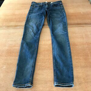 Rag & Bone Cate Mid Rise Skinny Jeans Women 26 Mid Rise Dark Wash Stretch 16297